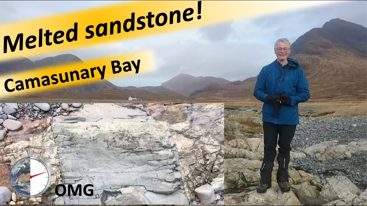 Melted Torridon sandstone.