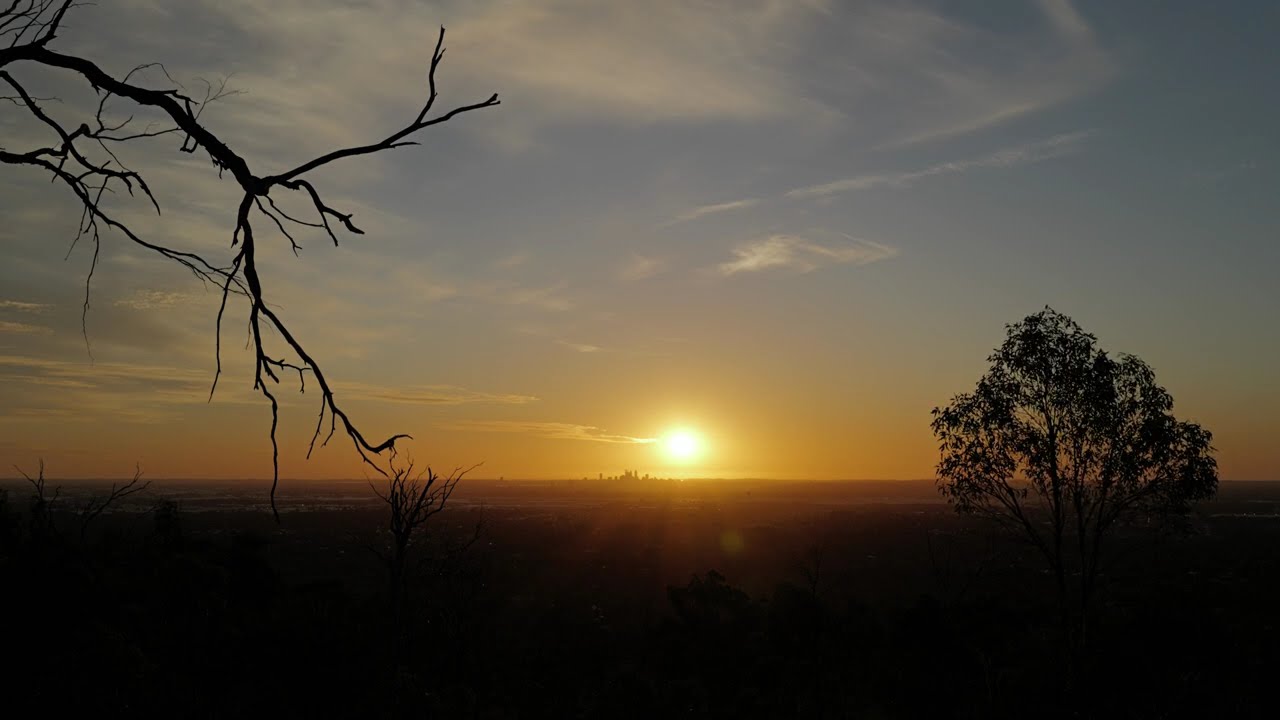 Sunset at Perth WA Zig Zag Scenic Drive on 18 March 2025