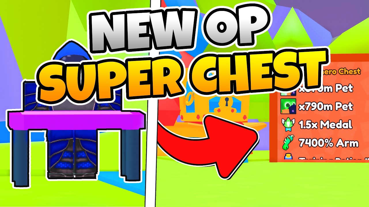 The SUPER CHEST Is REALLY OP In Roblox Arm Wrestling Simulator