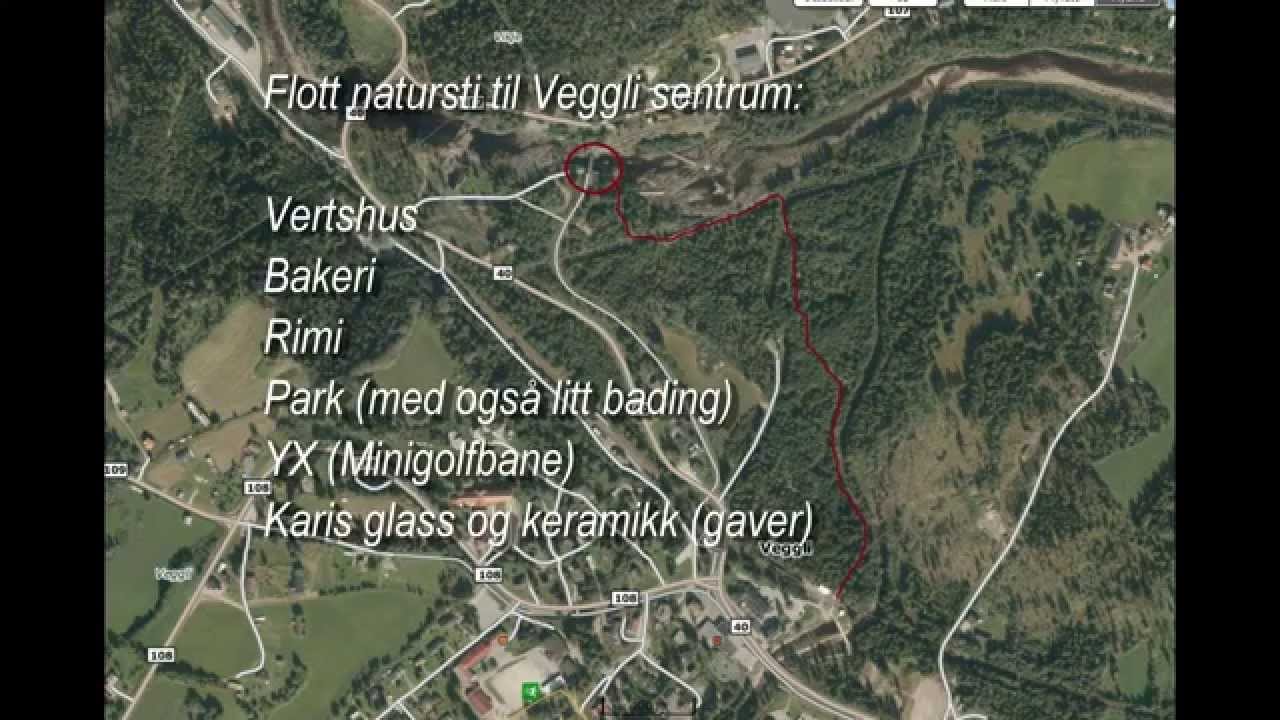 Veggli, Mykstufoss og stedets jettegryter