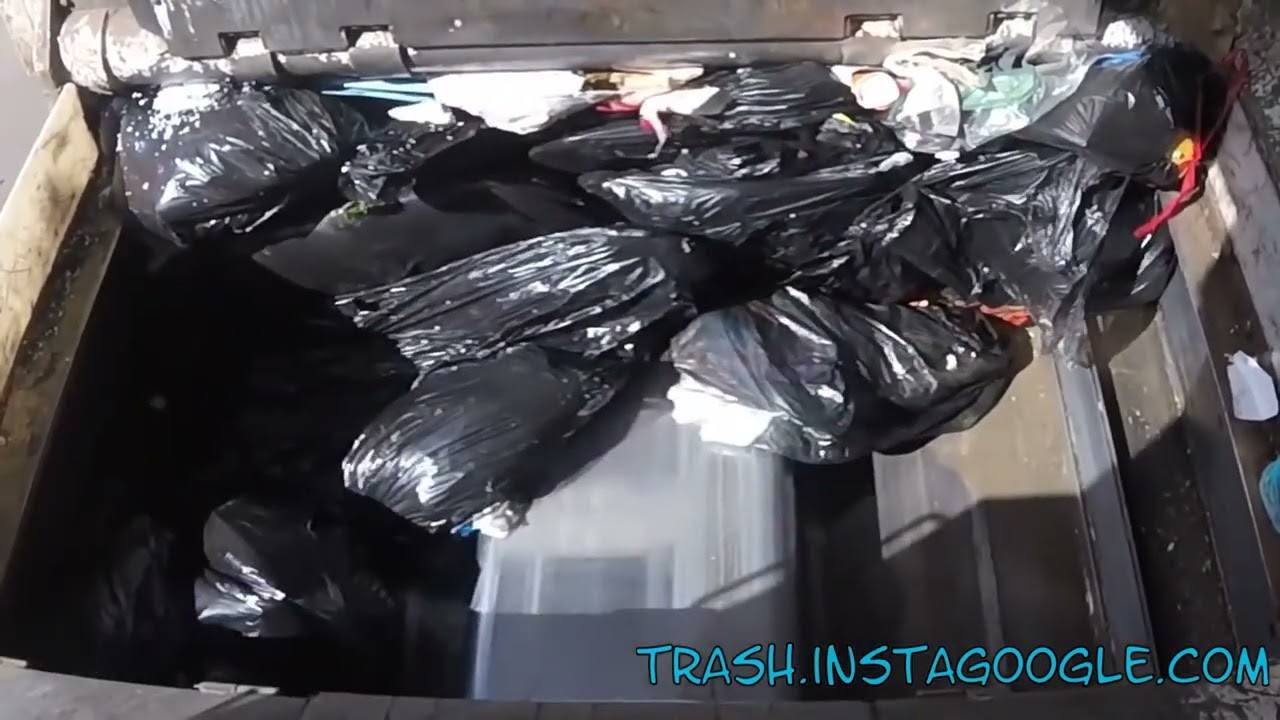 Unveiling the Fascination: Garbage Bag Crushing and Compaction
