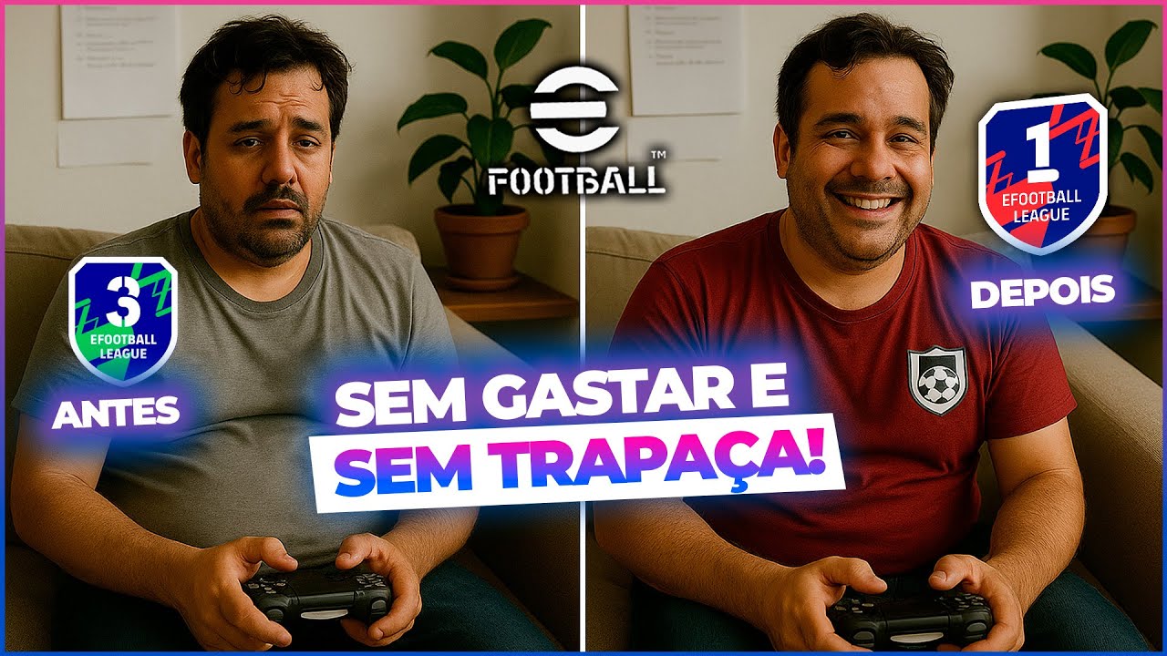 🔥🚨CHEGUE NA PRIMEIRA DIVISÃO COM POUCO TEMPO PARA JOGAR! | EFOOTBALL 2025 🔥🚨