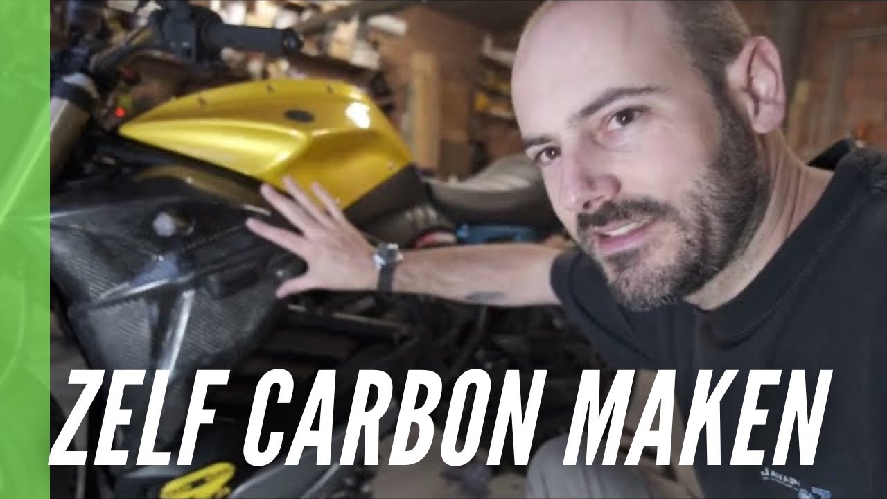 Tweede carbon deel gemaakt plus kostprijs zelf carbon en polyester mal maken