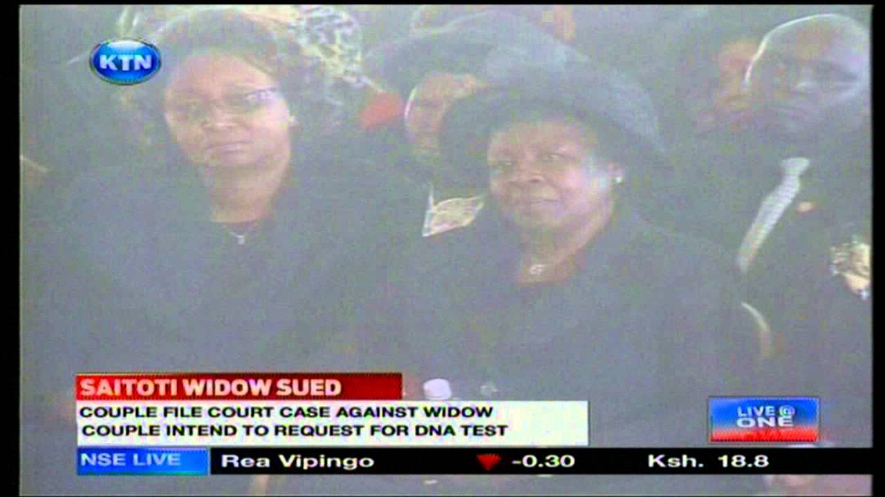 News:Saitoti widow sued