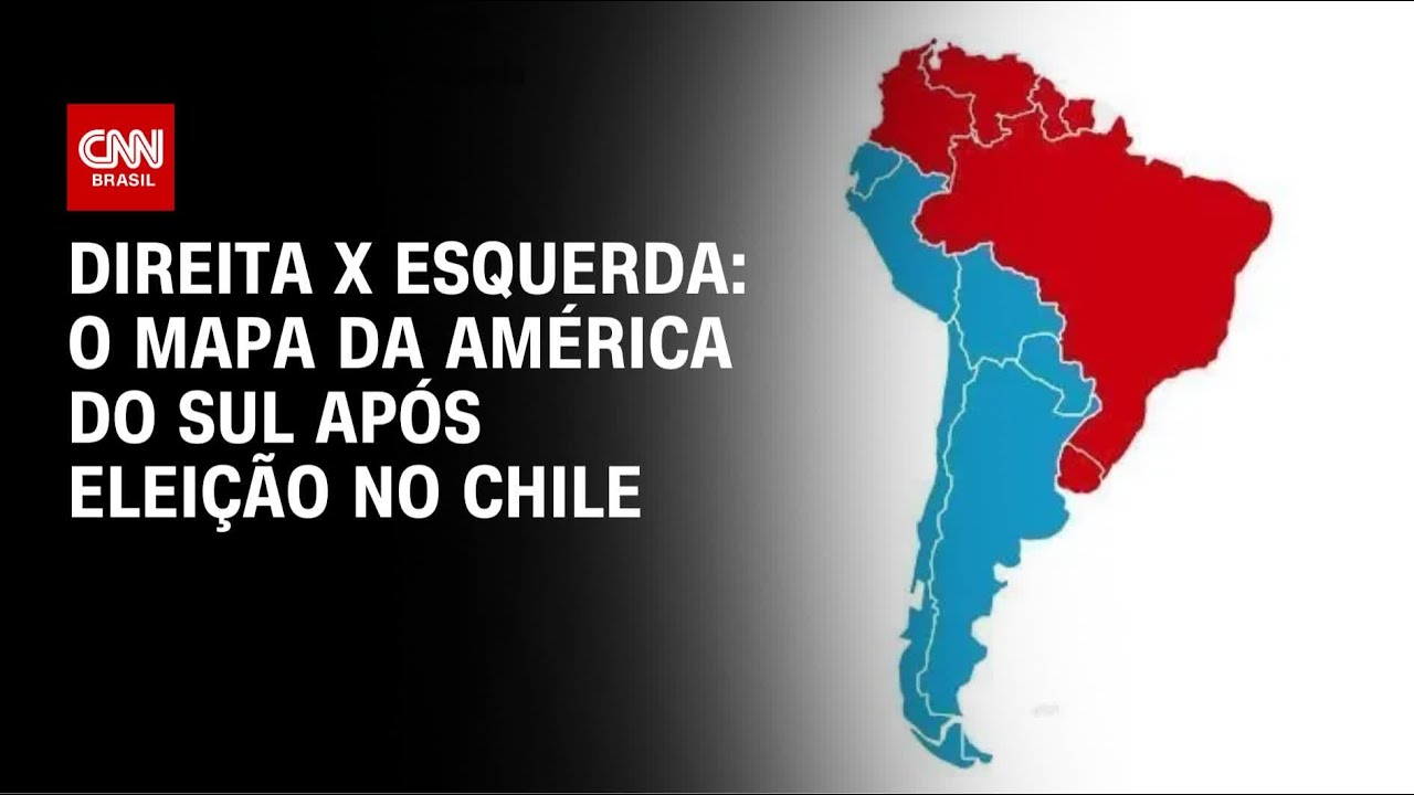 O mapa da América do Sul após vitória de Kast no Chile | HORA H