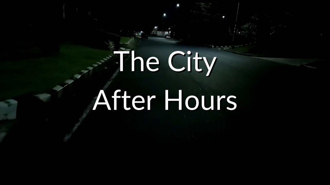 Calm Night Walk in Oro-Oro Dowo Malang | 15 Min Asphalt Walk