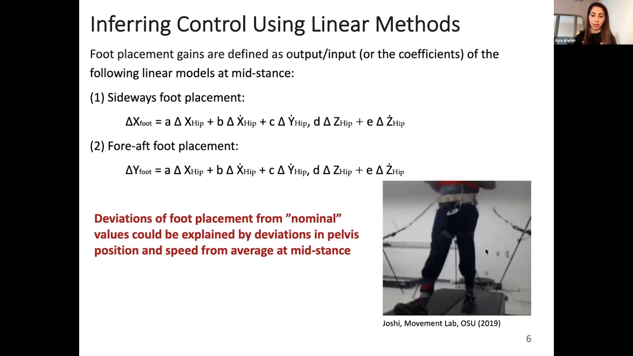 Talk: Stability and Control of Walking at Various Speed-Slope Combinations