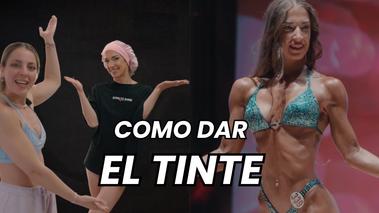 Como dar el tinte de TOP TAN para competiciones de culturismo ✨🥇