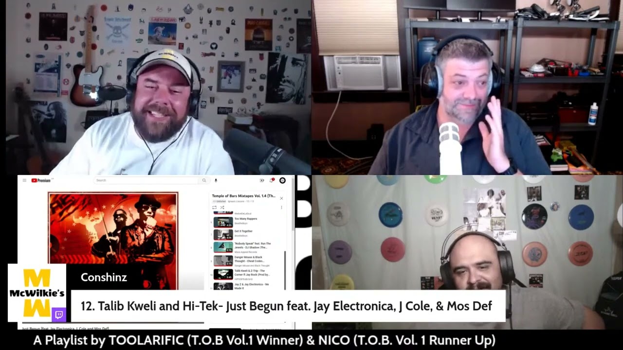TALIB KWELI & HI TEK ft JAY ELECTRONICA, J  COLE & MOS DEF (Temple Of Bars Podcast 1.4 REACTION)
