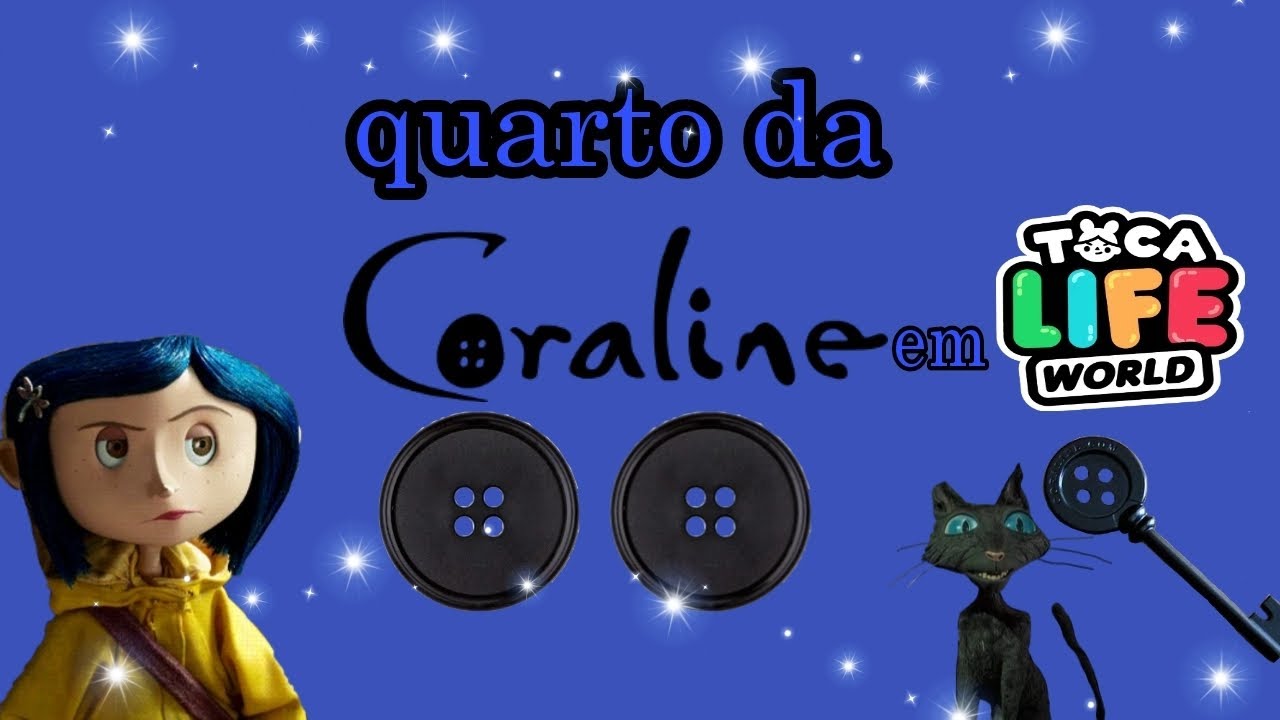 fazendo o quarto da Coraline em toca life world💙 #tocaboca #gamer #jogos #coraline