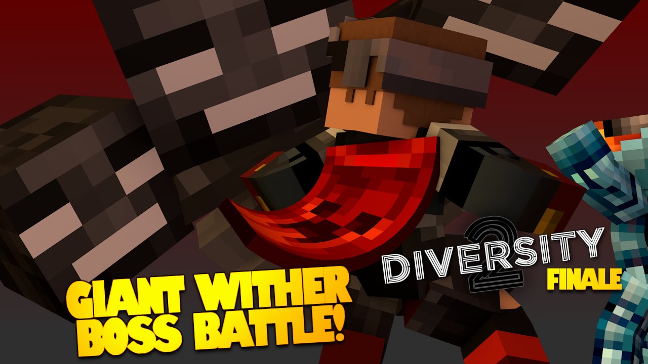 Minecraft | Giant Wither BOSS CHALLENGE | Diversity 2 FINALE