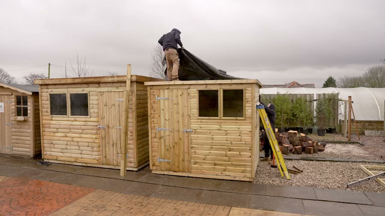 Timelapse: Installing 3 Garden Sheds at Godfrey’s Garden Centre | Full Video Coming Soon