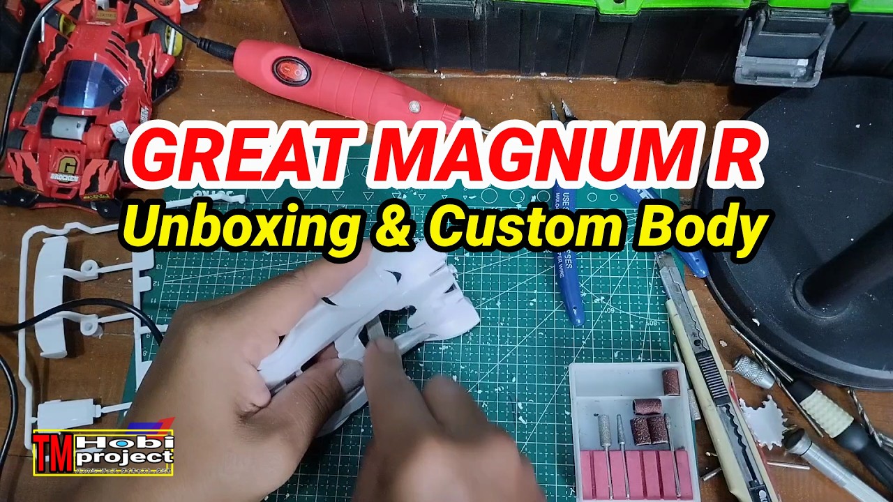 MINI 4 WD GREAT MAGNUM R DA XING - UNBOXING DAN MODIFIKASI BODY