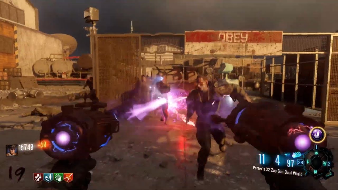 Black Ops 3 Zombies: Zap Gun Dual Wield Pack-A-Punched (Upgraded) - Porter's X2 Zap Gun Dual Wield