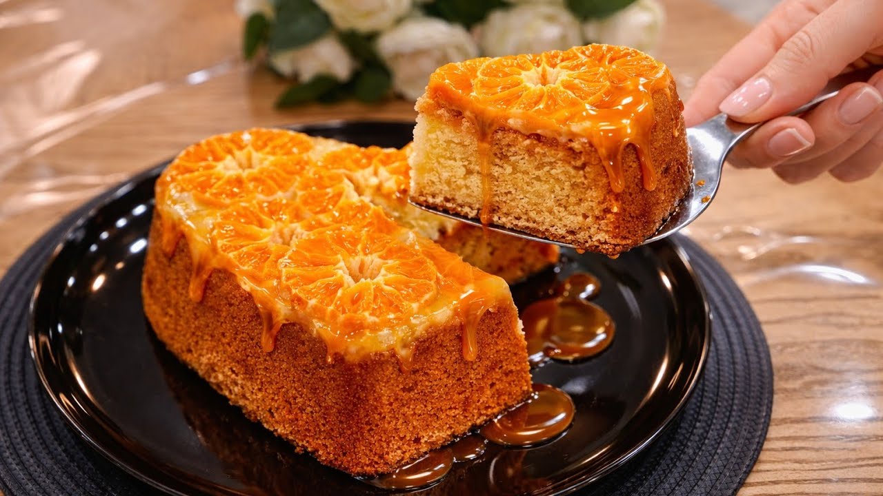 With only 2 eggs | The most delicious cake in the world in ten minutes🍊
