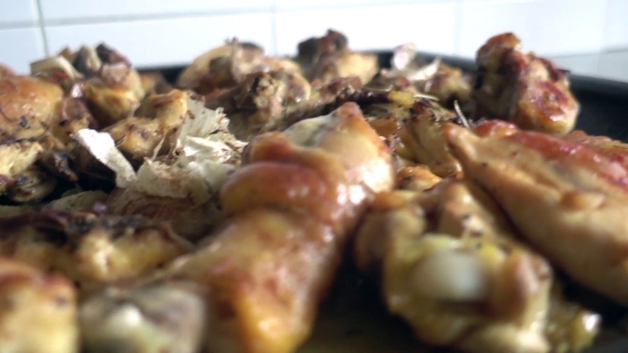 Recepta : Pollastre rostit al forn - El cuiner Mut - baked chicken - El Cuiner Mut