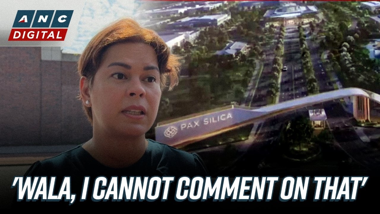 'Ano, Fox Silic?': VP Sara declines to comment on Pax Silica project | ANC