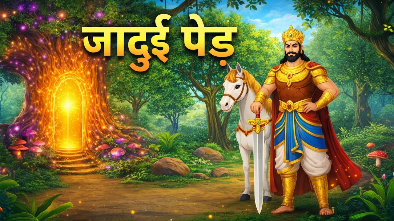 जादुई पेड़ और लकड़हारे का भाग्य |  Hindi Story | Hindi Kahaniya | Moral Stories | Hindi kahani |