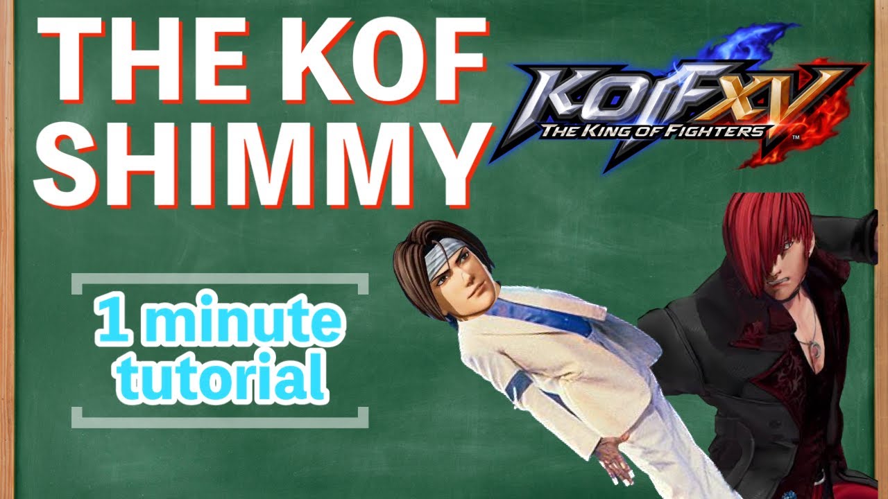 The KOF Shimmy: 1 minute tutorial　【KOFXV：投げ狩り・シミ―チュートリアル動画】日本語字幕