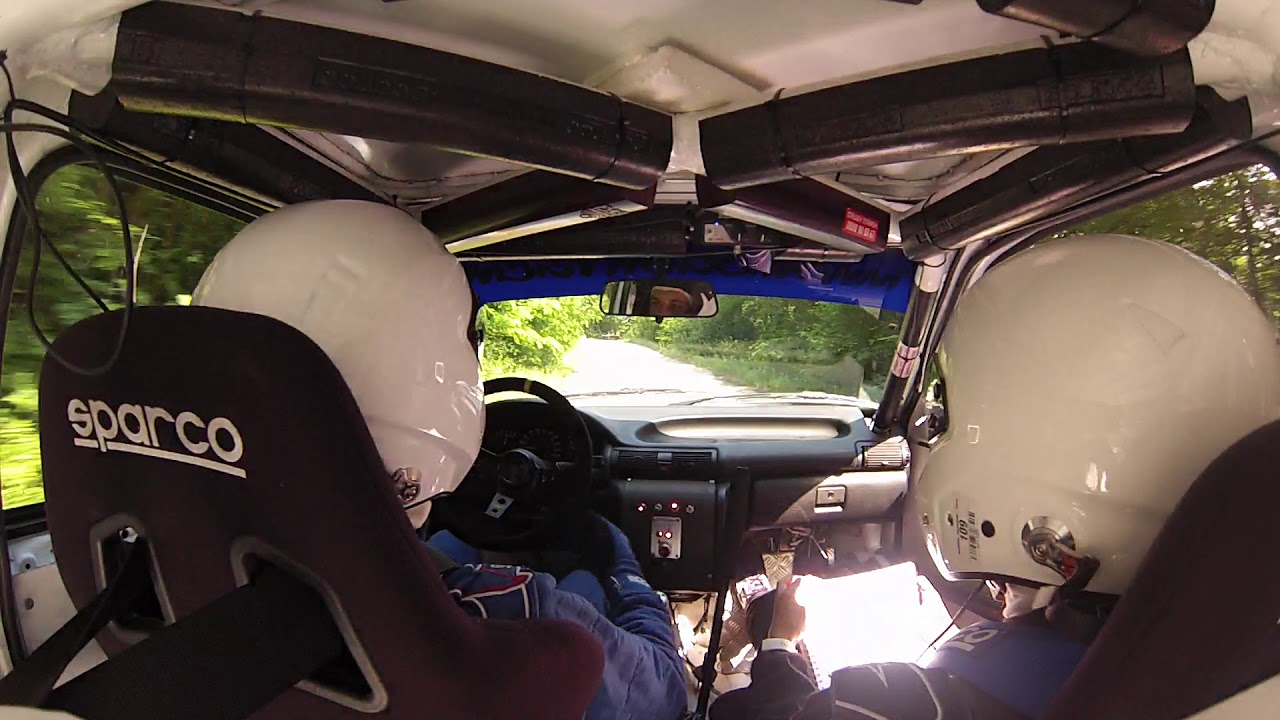 Rallysprint Drqnovo 2018 SS1, St. Vladimirov Ch. Subev onboard crash