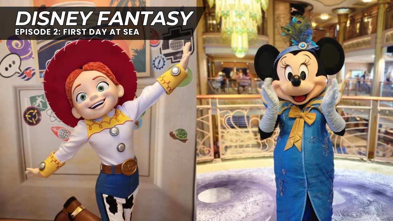 Disney Fantasy - Part 2: First Day at Sea | Formal Night | Dinner in Animator's Palate (4K)