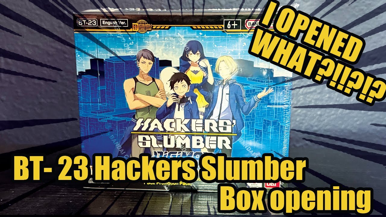 Digimon tcg Hacker Memory box opening, another SP pulled!?!
