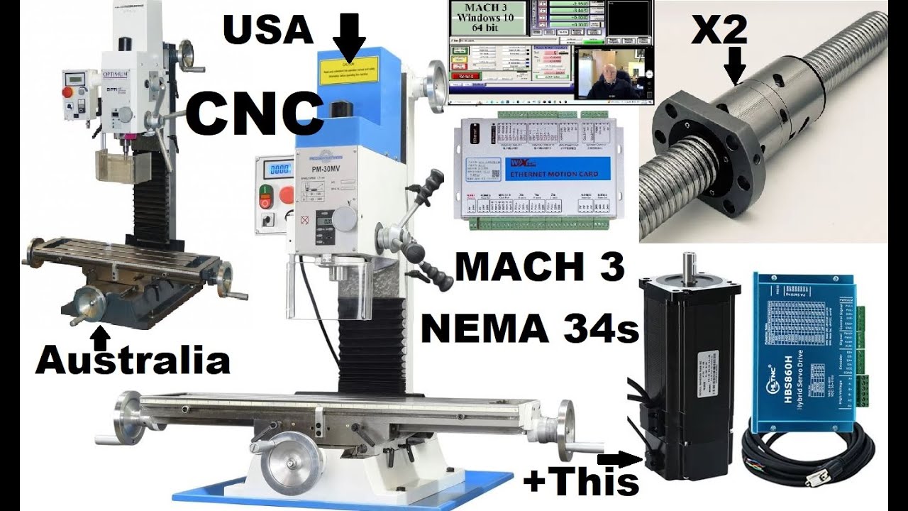 The *BEST* Benchtop Mill to Convert to CNC Precision Matthews: Unboxing the new parts
