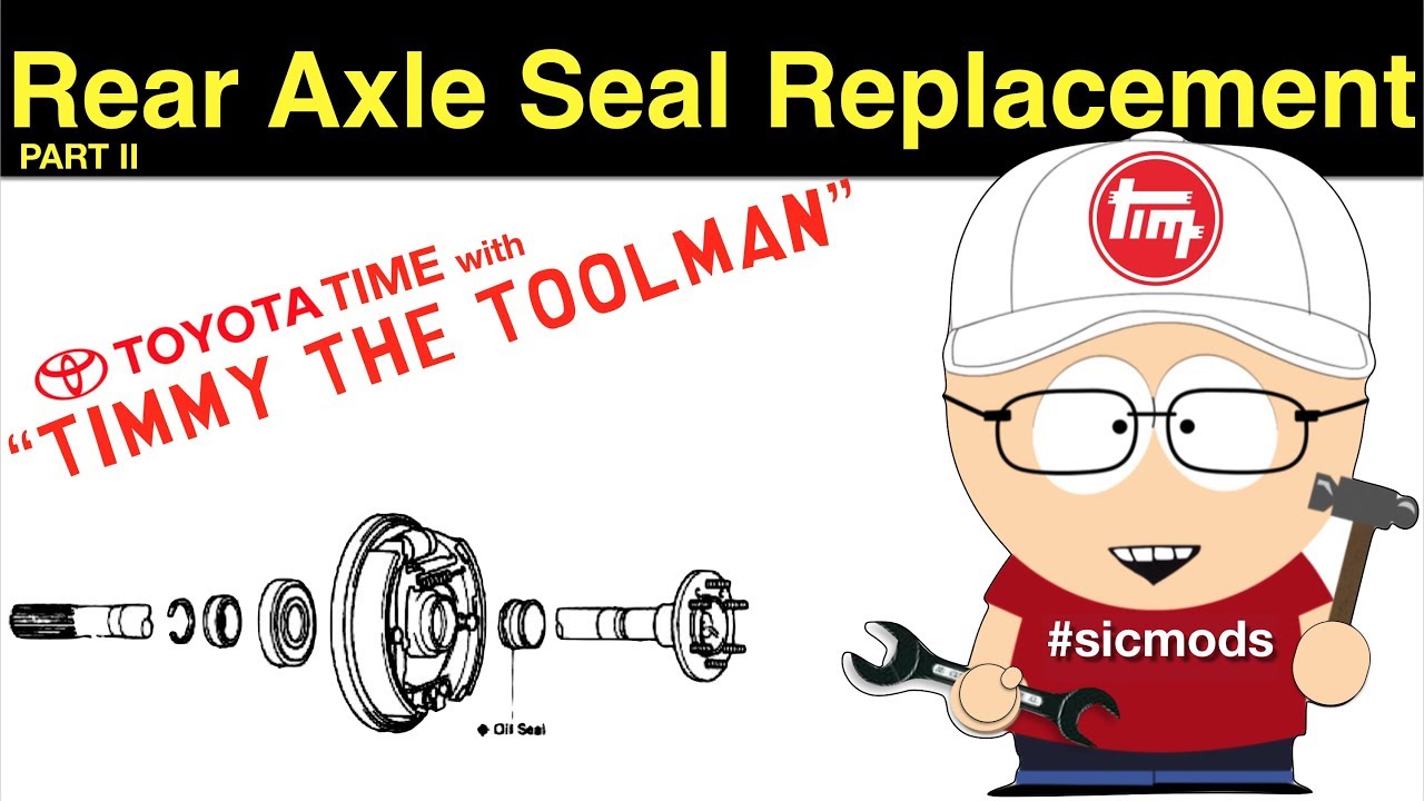 Toyota Rear Axle Seal/Bearing Replacement (Part 2)