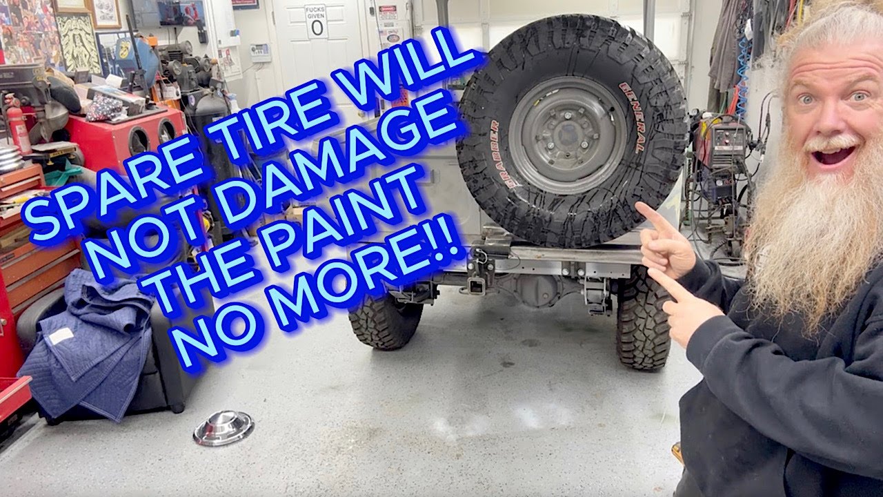TOYOTA FJ40 SPARE TIRE BUMPER MOUNTED! HOW TO INSTALL AND PRODUCT REVIEW