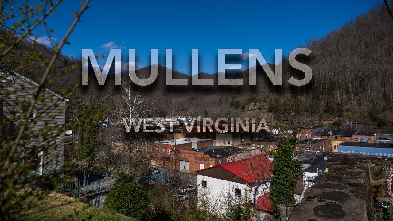 Mullens, Wyoming County, West Virginia - DJI Mini 2 - Drone Video