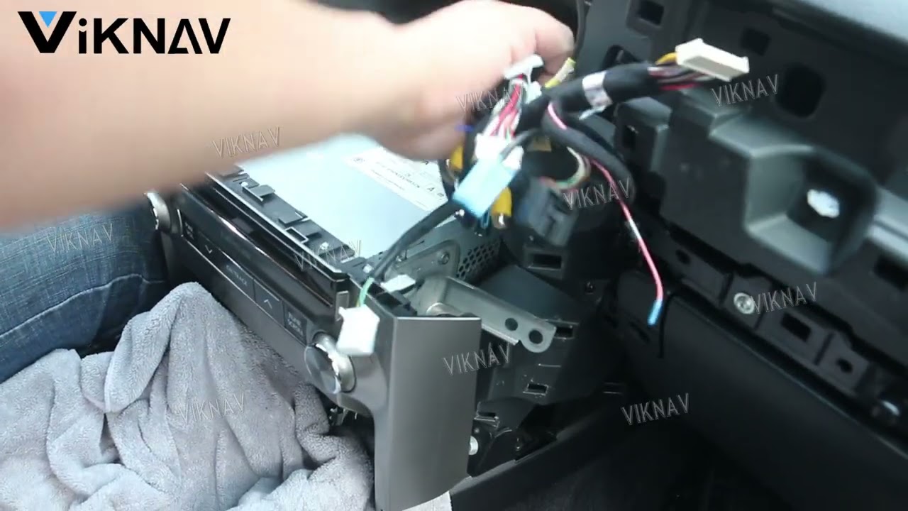 how to install linux box for lexus gx460 2014-2020 wireless carplay to upgrade OEM car radio screen