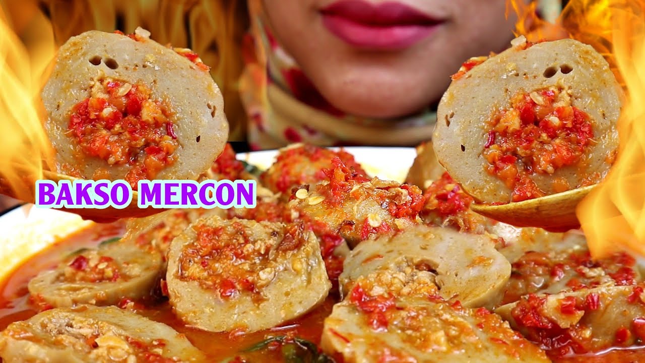 ASMR MUKBANG BAKSO TETELAN KUAH MERCON 🔥🔥 ASMR INDONESIA || EATING SOUNDS || SUARA MAKAN BAKSO 
