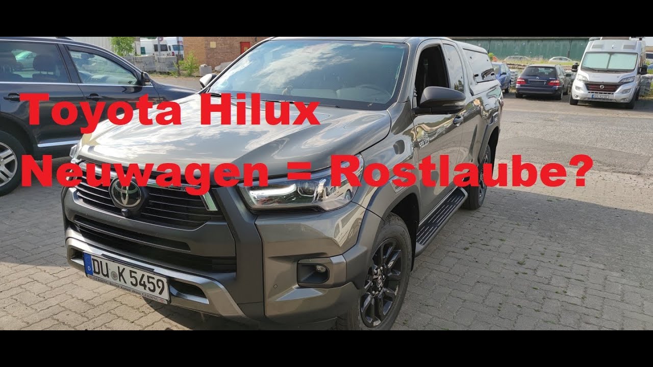 UBS-Zentrale, Toyota Hilux Neuwagen = Rostlaube? Versiegelung mit Dinitrol