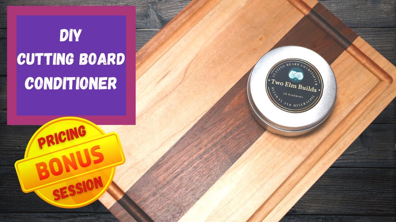 How to Make the BEST Cutting Board Conditioner || Food Safe