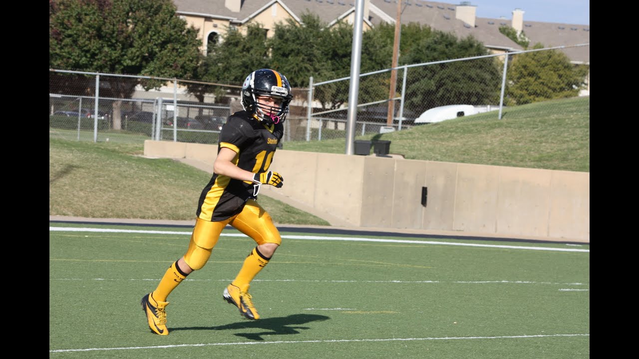 Gavin Goodrich 11 yr old - Class of 2021 - 5th Grade Football Highlights 2013
