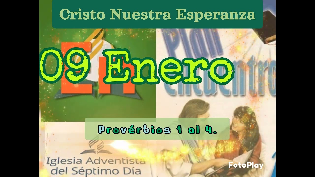 Plan Encuentro 4 - 09 Enero 