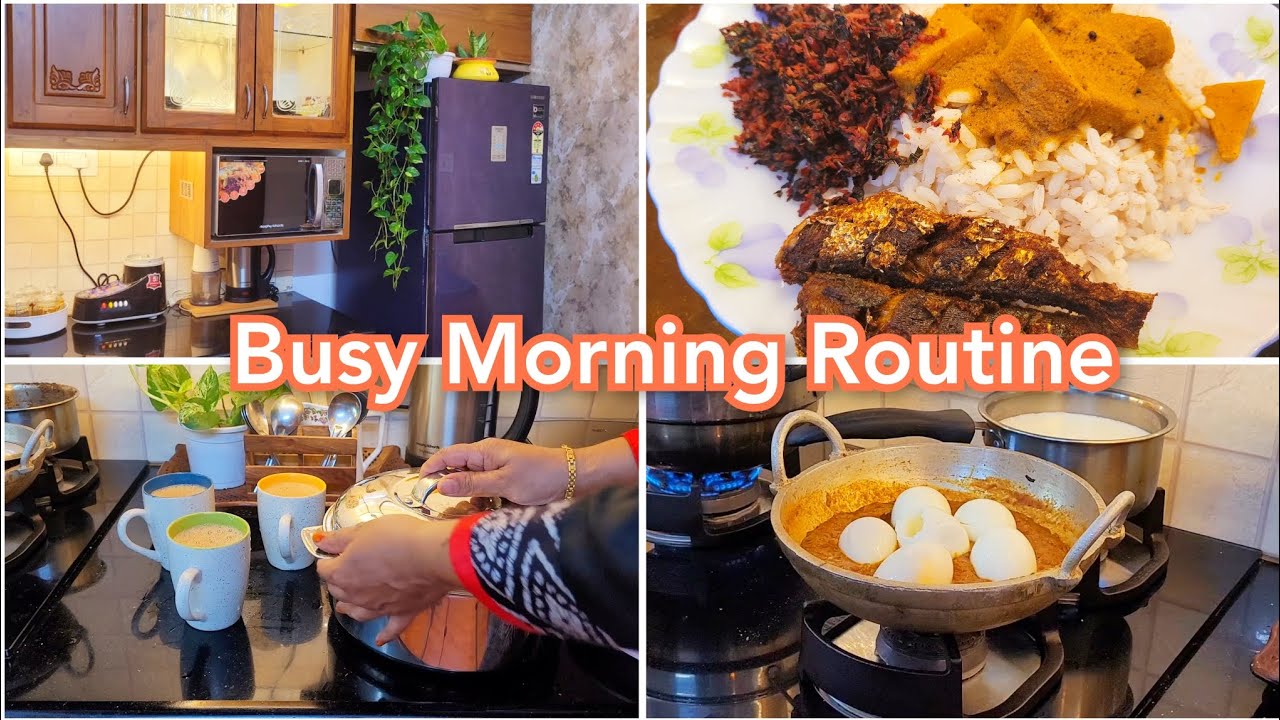 5:00 Am Morning Routine | Busy Morning |Kada Chakka Varutharachathu Recipe | Subina Nishad