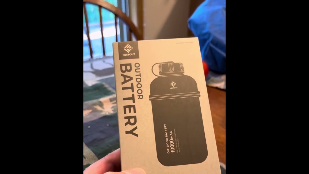 Elecom Nestout Rugged Powerbank Unboxing