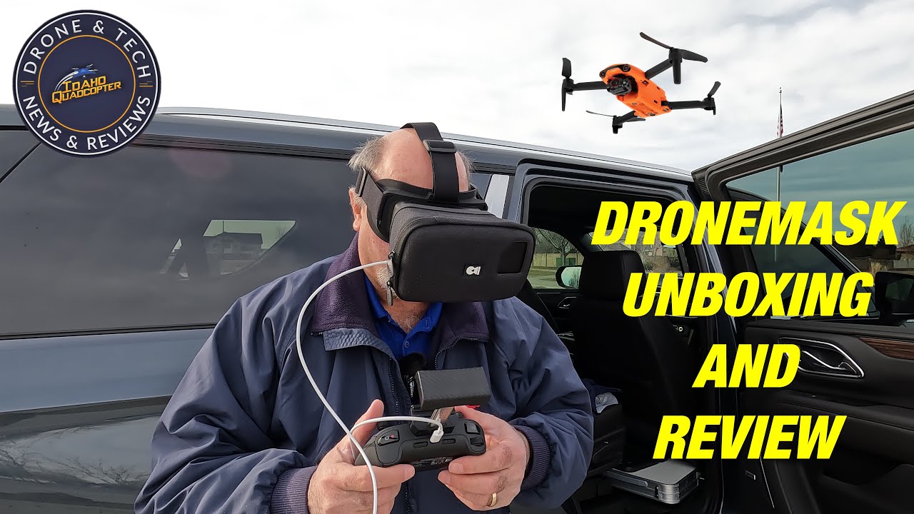 DroneMask Goggles For Your DJI or Autel Camera Drone - Introduction and Review