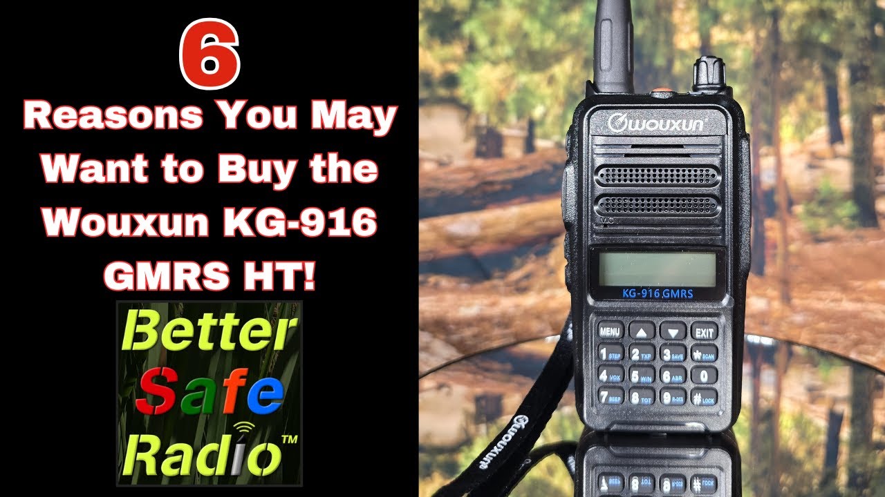 6 причин, по которым вам стоит купить Wouxun KG-916 GMRS HT