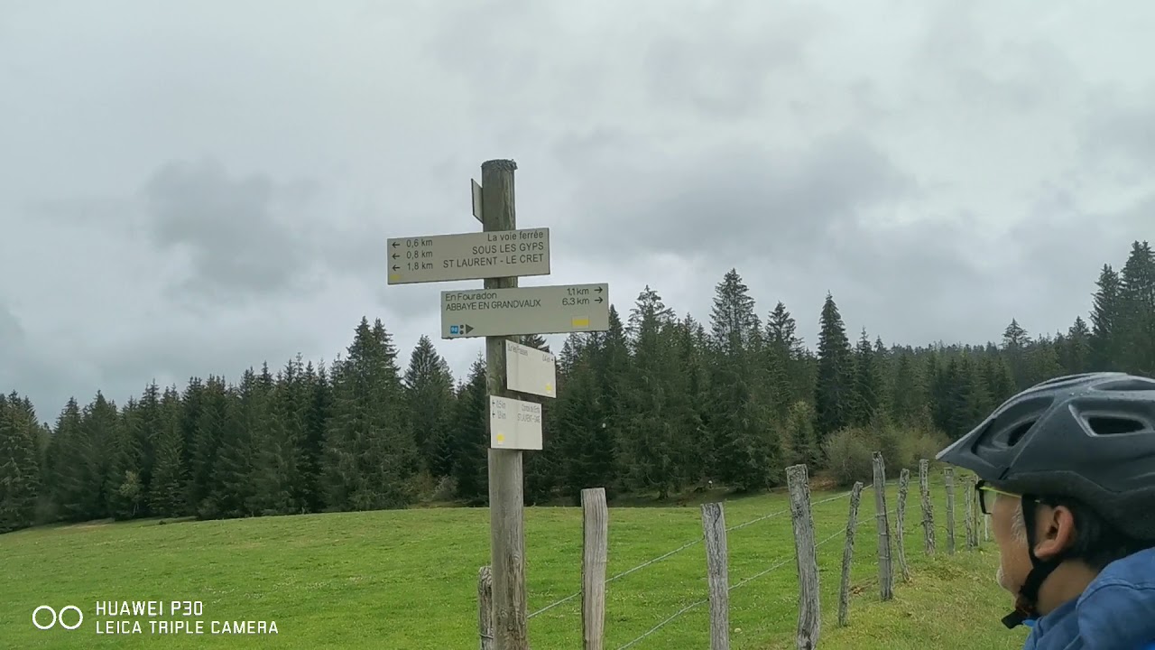 Saint-Laurent-en-Grandvaux, 39150, Jura, France...​On bike