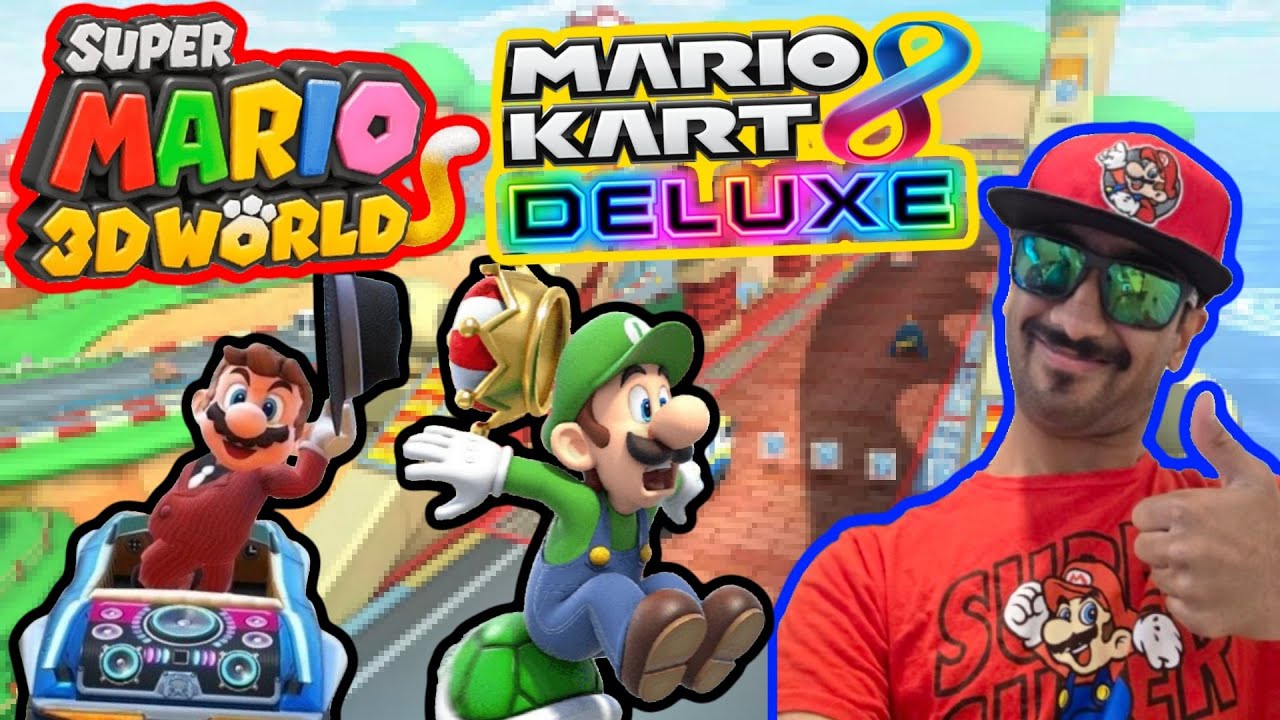 🟢Luiginary-LIVE🔴| Mario Kart 8 DX! + Super Mario 3D World! | Online Play! | #supermario #nintendo