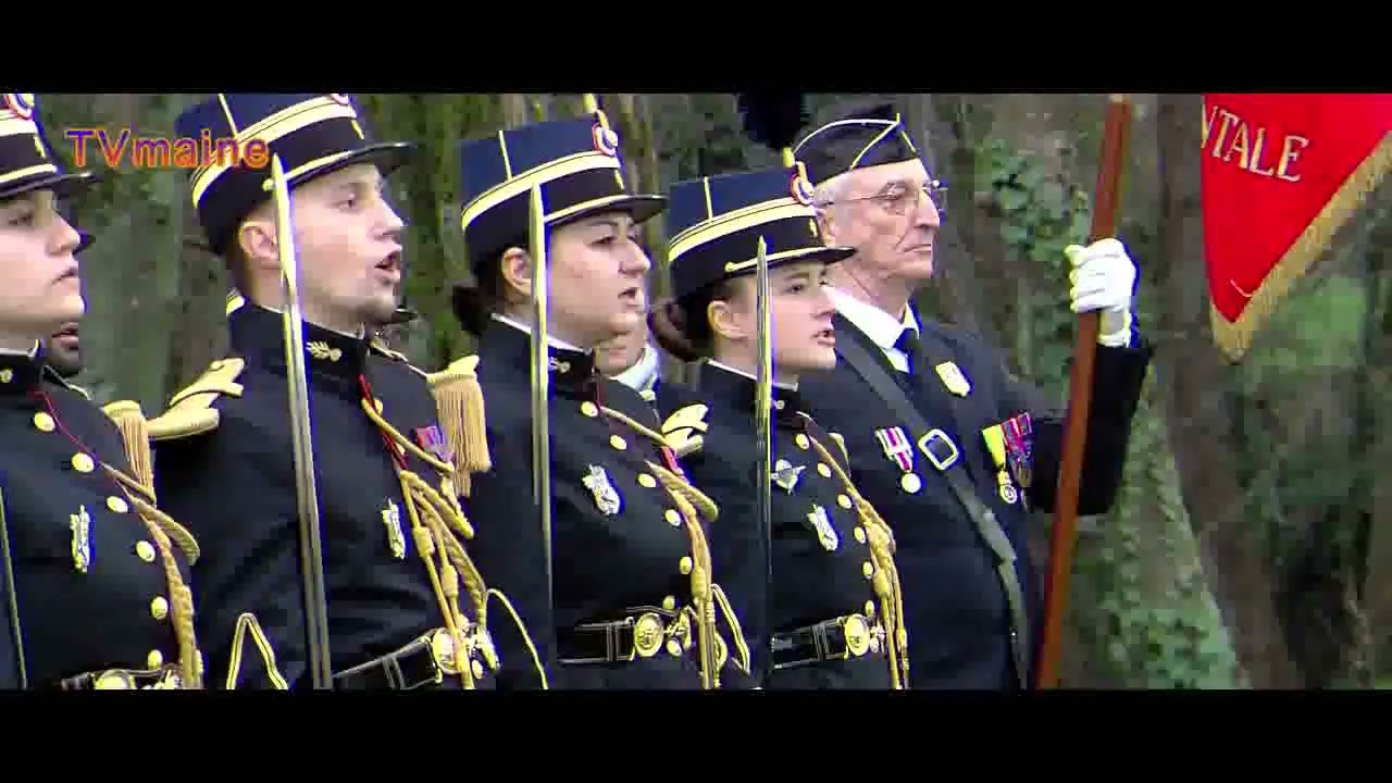 Le Mans - Un hommage rendu aux gendarmes  morts pour la France à Pontlieu