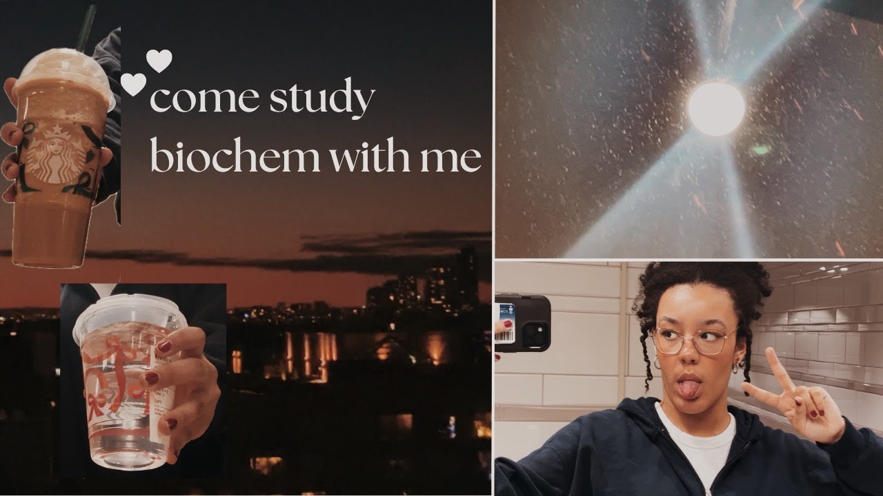 come study biochem with me ♡ | 2nd year UofT student