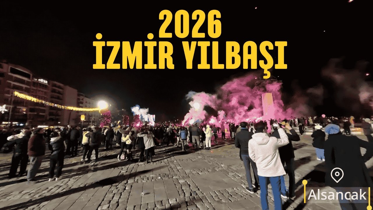 New Year's Eve 2026 in Izmir | 2026 İzmir Yılbaşı | 4K HD