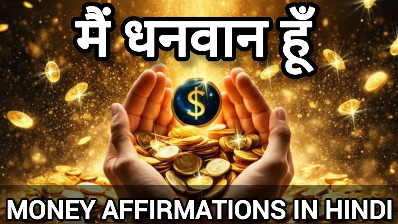 ब्रह्मांड का सबसे शक्तिशाली धन मंत्र ~ मैं धनवान हूँ || I AM RICH AFFIRMATIONS HINDI 