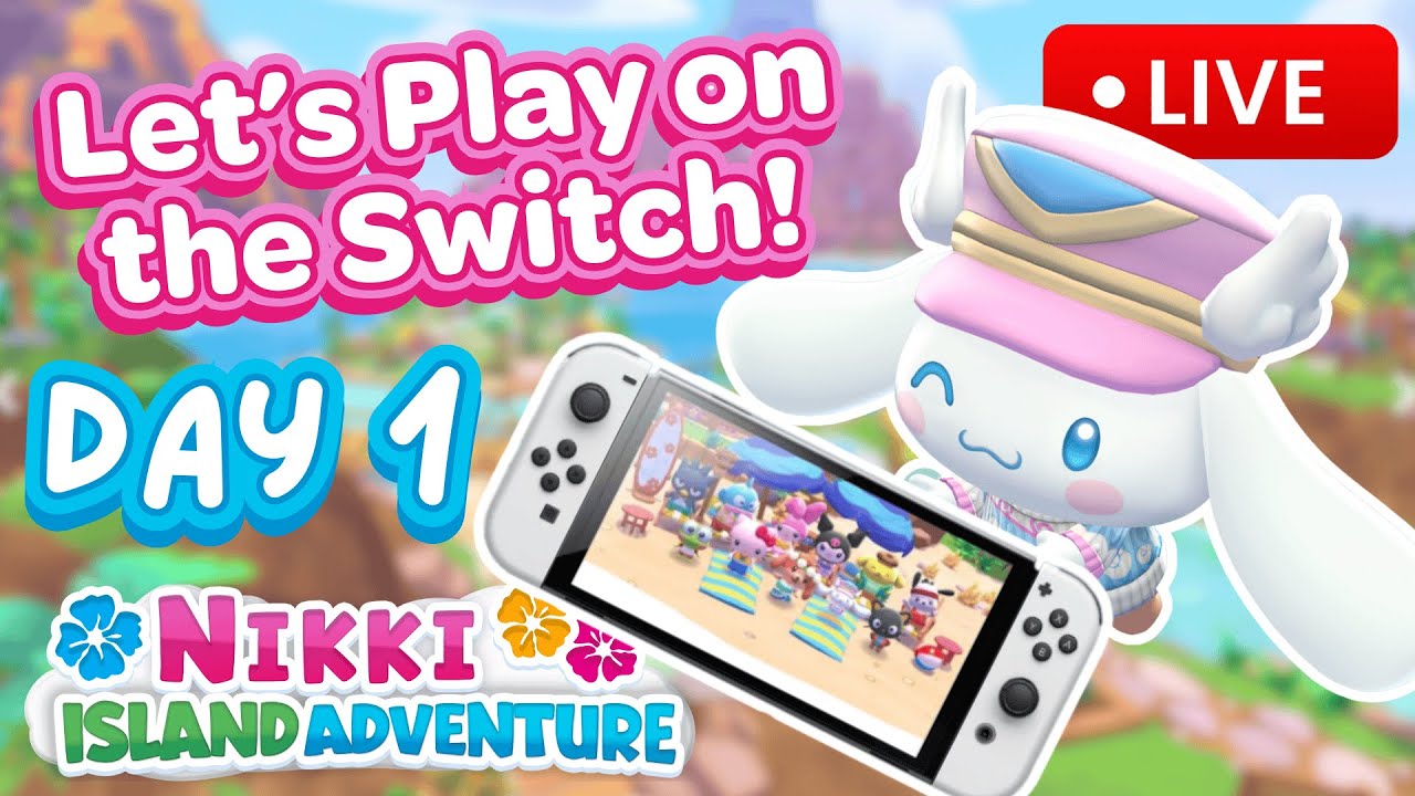 DAY 1 In Hello Kitty Island Adventure on Nintendo Switch!