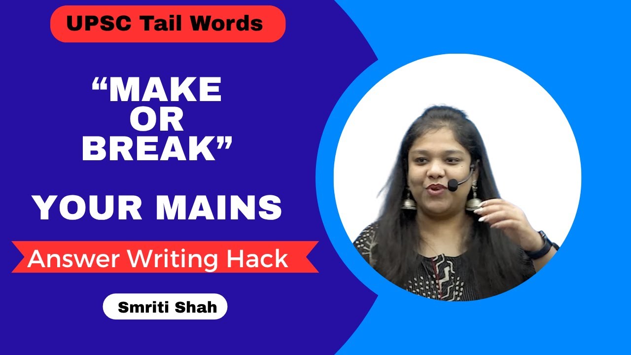 Answer Writing Hack: Tail Words that Can Make or Break Your Mains @VisionIASdelhi