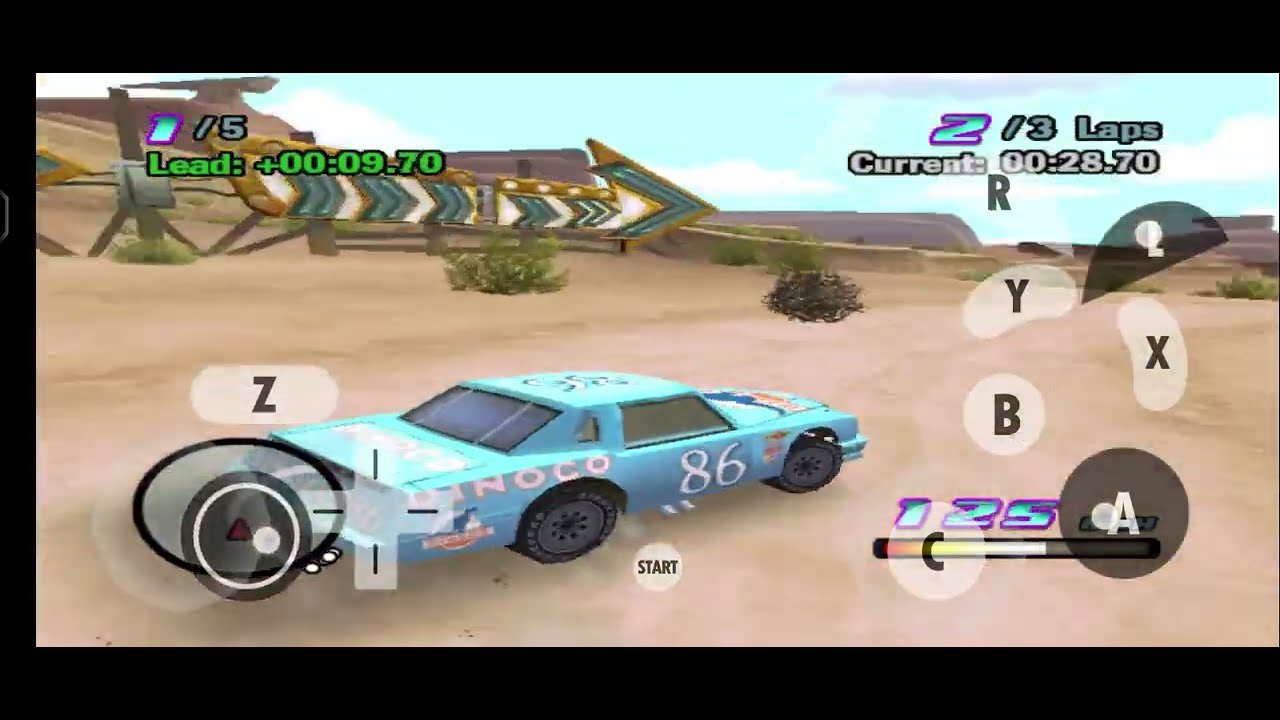 Cars The Videogame GameCube Gameplay #10