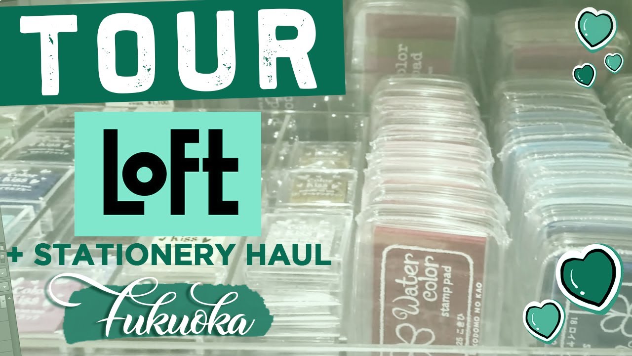 LOFT STATIONERY SHOP TOUR + STATIONERY HAUL (Fukuoka Japan)